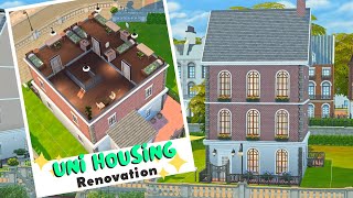 University Housing Renovation 🎓  The Sims 4 For Rent Build [upl. by Nyleek813]