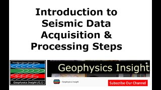 Seismic Data Acquisition Essential Processing Steps amp Techniques to Boost Your Geophysics Career [upl. by Paddie857]