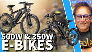 Electric Bike 350W 26quot 198MPH VS Electric Bike 500W 275quot 216MPH TotGuard [upl. by Derriey]