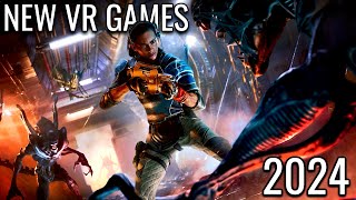 BEST NEW VR GAMES COMING 2024 Best Upcoming VR Games Meta Quest 3 PSVR2 amp PCVR [upl. by Leilah]