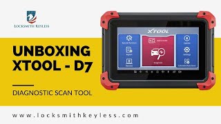 Unboxing XTOOL  D7 Diagnostic Scan Tool [upl. by Winona]