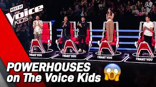 Phenomenal POWERHOUSES on The Voice Kids 🔥 [upl. by Bindman]