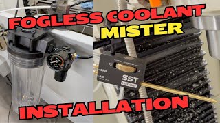 Installing a Fogless Coolant Mister AKA Fogbuster on a Tormach CNC Mill [upl. by Munt]