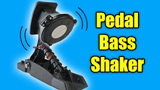 DIY Pedal Bass Shaker Mod for IMMERSIVE Sim Racing [upl. by Edny]