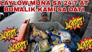 Dumpster diving  ganito magpakitang gilas samin si mr bin [upl. by Eikcim]