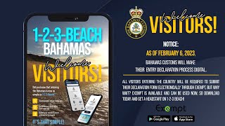 Bahamas Customs Digital Declaration for Visitors [upl. by Alyssa948]