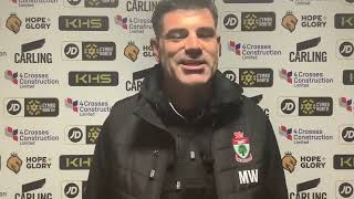 Manager interview  CPD Bae Colwyn vs Flint Mountain  1st November 2024 [upl. by Perr]