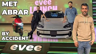 Met Abrar By Accident  Evee Launch Event  PakWheels Vlog [upl. by Tamis668]