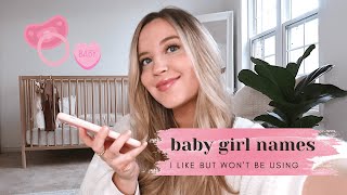 BABY GIRL NAMES I LOVE BUT WONT BE USING [upl. by Asital]