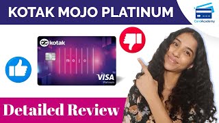 Kotak Mojo Platinum Card Review  Eligibility  How to apply [upl. by Assira]