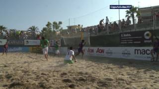 COPPA ITALIA AON BEACH SOCCER 2017  HAPPY CAR SAMBROMAGNA [upl. by Delilah816]