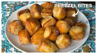 Soft Pretzel Recipe  Cinnamon Sugar Pretzel Bites  Mr PretzelsStyle [upl. by Teena929]