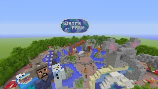 Minecraft Xbox  Hide and Seek  Water Park [upl. by Kcirdla]