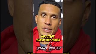 David Benavidez REACTS to Jake Paul vs Mike Tyson quotMike should stay RETIREDquot [upl. by Ikkim]