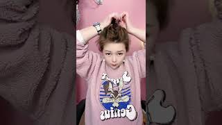 New clatcher High bun hairstyle tutorial shorts beautyframe hairstyletutorial hairstyle [upl. by Astrea]