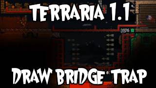 Terraria 11  Drawbridge Trap Wire [upl. by Ahseiym]