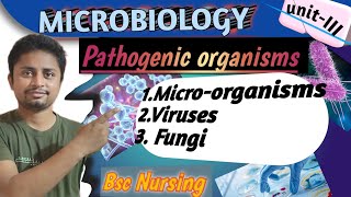 Microbiology Notes  Unit  III Pathogenic Organism  NursingGNM [upl. by Mila]