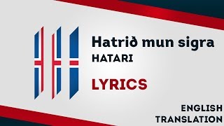 Iceland Eurovision 2019 Hatrið mun sigra  Hatari Lyrics Inc English translation 🇮🇸 [upl. by Nej622]