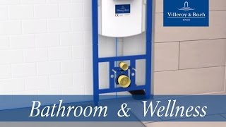 How to install  ViConnect WC frame  Villeroy amp Boch [upl. by Thayne]