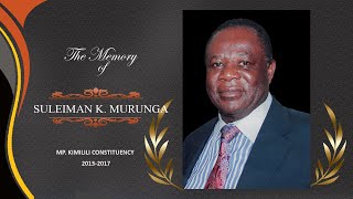 CELEBRATING THE LIFE OF SULEIMAN K MURUNGA [upl. by Burbank]