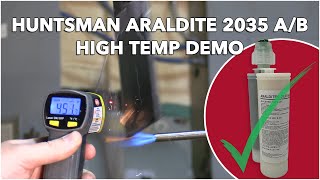 Huntsman Araldite 2035 AB Demo High Temperature Adhesive Solution [upl. by Adniled952]