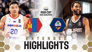 Mongolia 🇲🇳 vs Guam 🇬🇺  Extended Highlights  FIBA Asia Cup 2025 Qualifiers [upl. by Waldo]