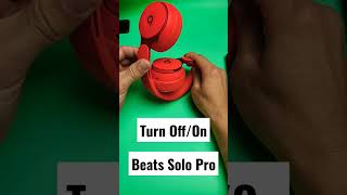 Beats Solo Pro How to Turn OFF amp ON [upl. by Bergmans]