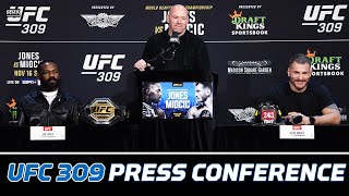 Full UFC 309 Press Conference  MMA Fighting [upl. by Standing]