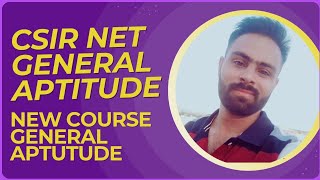 New Course For CSIR NET General Aptitude with assignment [upl. by Ailelc]