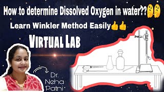 How to find Dissolved oxygen in water sample using Virtual lab by Winkler method [upl. by Ellehsad987]