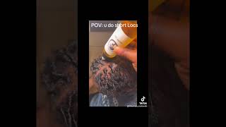 How to do comb Coils ❤️ locjourney haircare locs starterlocs combcoils combtwists [upl. by Moncear]