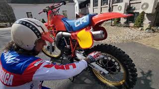 1983 Honda CR250  NEW Restoration  No Expenses Spared [upl. by Ecnaralc849]