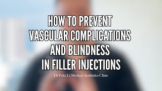 How to PREVENT VASCULAR COMPLICATIONS AND BLINDNESS in filler injections [upl. by Ribak]