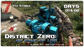 7 Days to Die V10 District Zero Mod  Our 1st Time Trying V1 District Zero Mod  Let’s Play [upl. by Stedman]