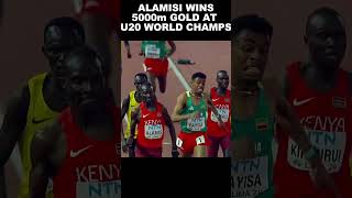 Kenya’s Andrew Kiptoo Alamisi Thrilling Victory in Men’s 5000m at World Athletics U20 Championships [upl. by Pearla]