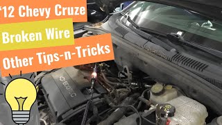 12 Chevy Cruze  Broken Wires And A Few Other Things [upl. by Aicetel]