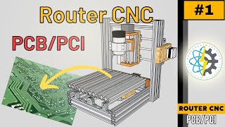 CNC Router para Produção de Placa de Circuito Impresso PCIPCB  Apresentação do Projeto [upl. by Nikral]