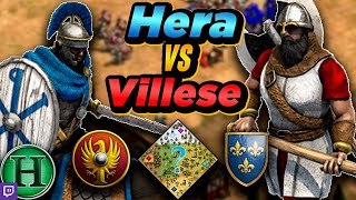 Romans vs Franks  1v1 MegaRandom  vs Villese  AoE2 [upl. by Yliram]