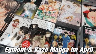 Neuerscheinung bei Egmont Manga amp Kaze Manga im April 2019 mit Comic Planet Osnabrück [upl. by Ahkeber795]