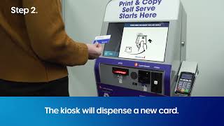 Print amp Copy SelfServe Howto The Card Dispensing Kiosk [upl. by Eulau]