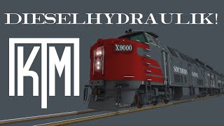 Krauss Maffei Americas Diesel Hydraulic Locomotives [upl. by Darci]