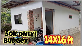 50K BUDGET ONLY Subrang Cute nG SIMPLE HOUSE NA ITO [upl. by Solhcin]