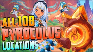 ALL 108 Pyroculus Locations WITH TIMESTAMPS  DETAILED GUIDE Genshin Impact Natlan 50 [upl. by Sined]