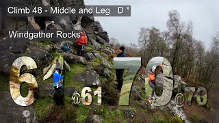 Climb 48  Day 4  Middle and Leg  Windgather Rocks  Peak District [upl. by Seale127]