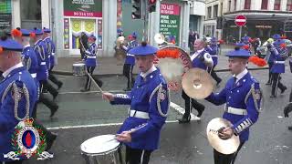 Whiterock Flute Band  ABOD Remembrance Parade 121122 [upl. by Amye979]