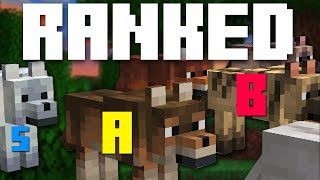 Ranking the NEW Minecraft Wolf Variants [upl. by Asiel]