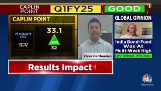 Mr Vivek Partheeban COO of Caplin speaking with CNBC TV 18 on Q1 FY2025 performance [upl. by Comfort]