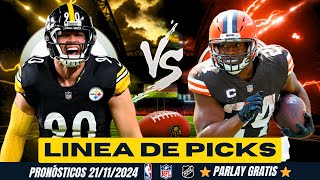 PRONOSTICOS DE NBA NFL Y NHL 21112024 🔥PARLAY GRATIS🔥 [upl. by Pansy]