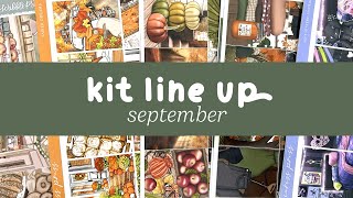 Planner Sticker Kit Line Up ☆ September 2024 [upl. by Pelletier]