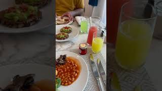 Breakfast with Burj Al Arab Views  Jumeirah Al Qasr dubai trending food shortvideo shorts uae [upl. by Jess]